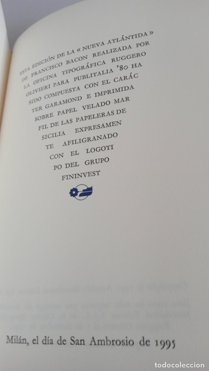 Libros de segunda mano: NUEVA ATLANTIDA Francisco Bacon - Foto 6