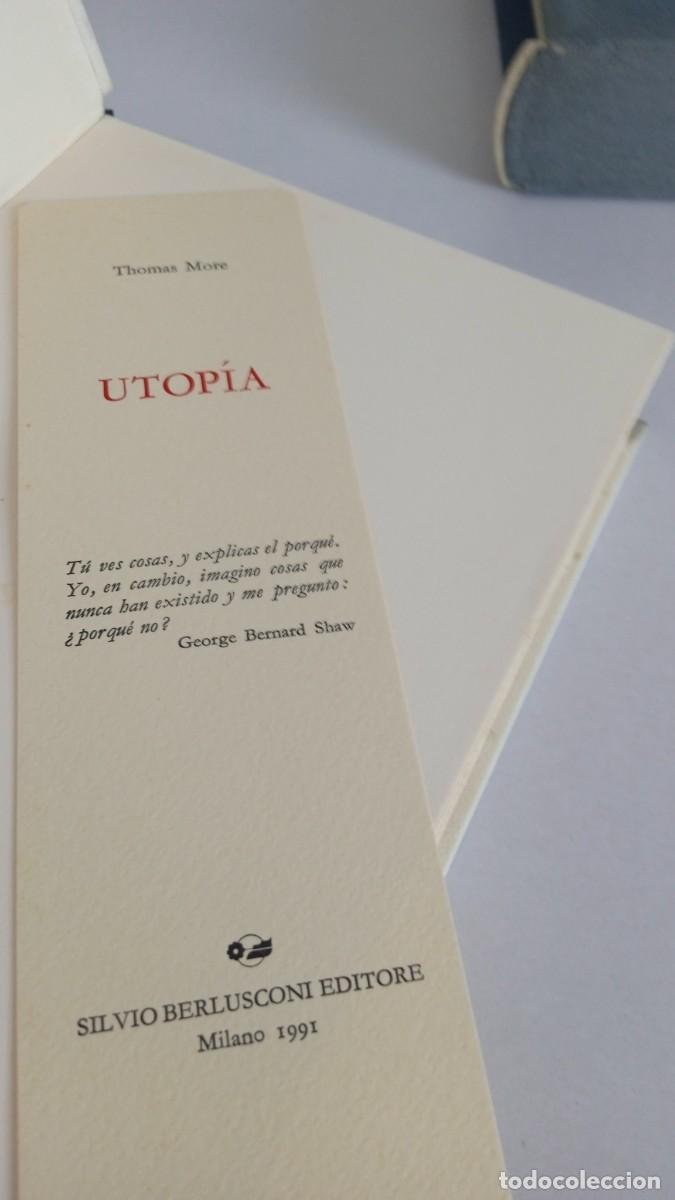 Libros de segunda mano: UTOP&Iacute;A Thomas More Silvio Berlusconi Editore - Foto 4