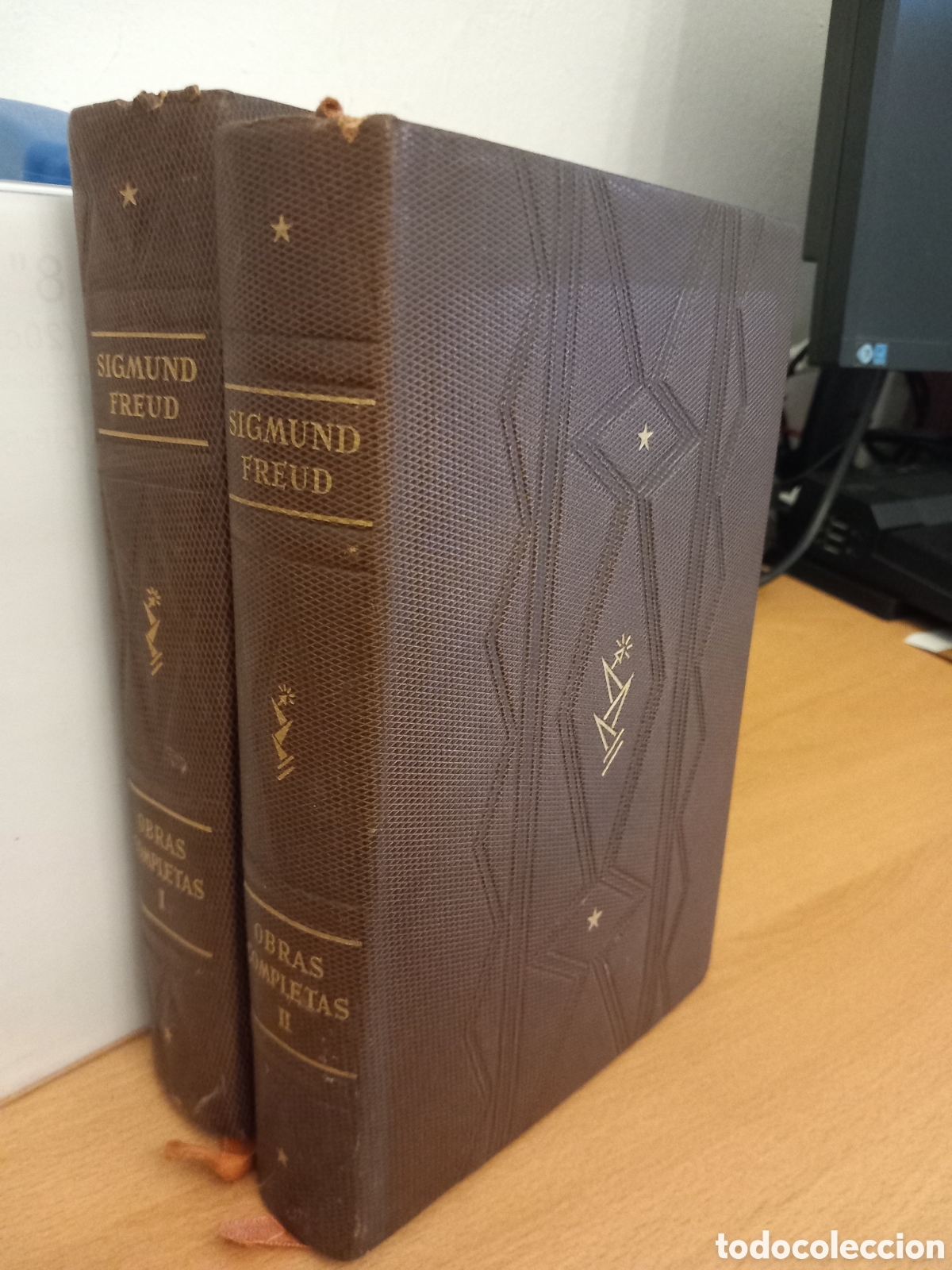 Libros de segunda mano: Obras Completas Sigmund Freud (1948) - 2 Tomos - Biblioteca Nueva