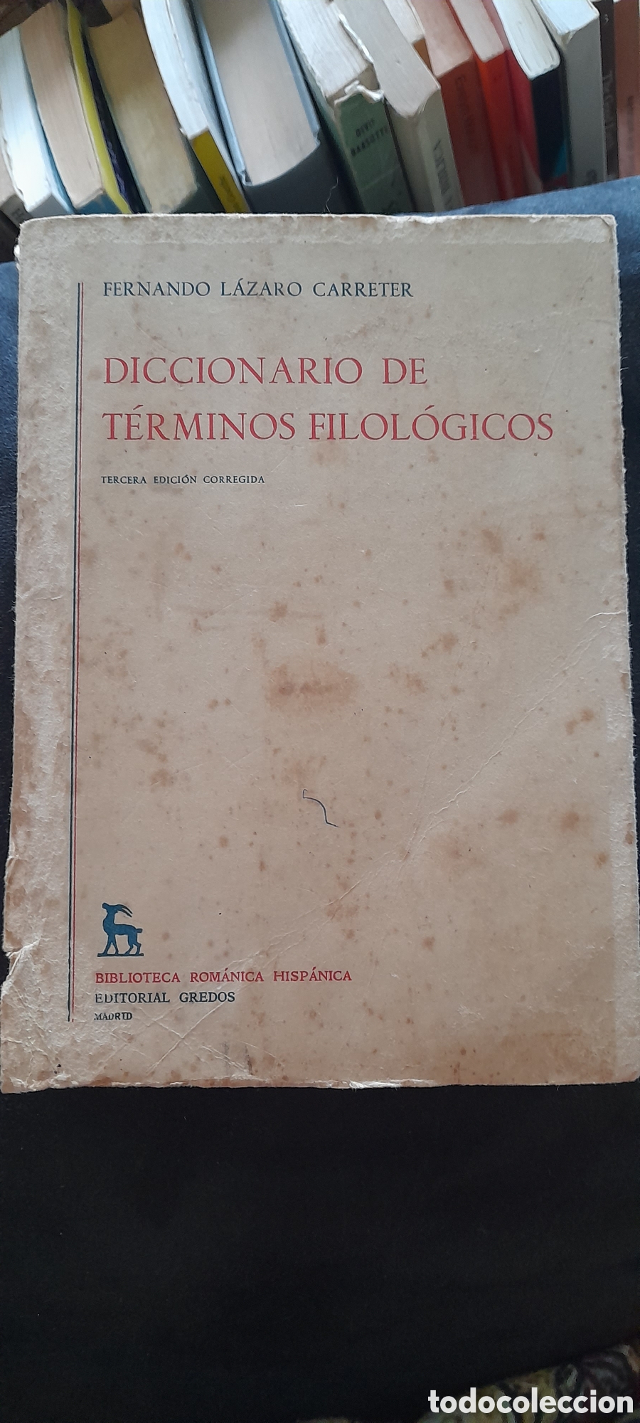 Libros de segunda mano: Diccionario de t&eacute;rminos filos&oacute;ficos. Fernando L&aacute;zaro Carreter
