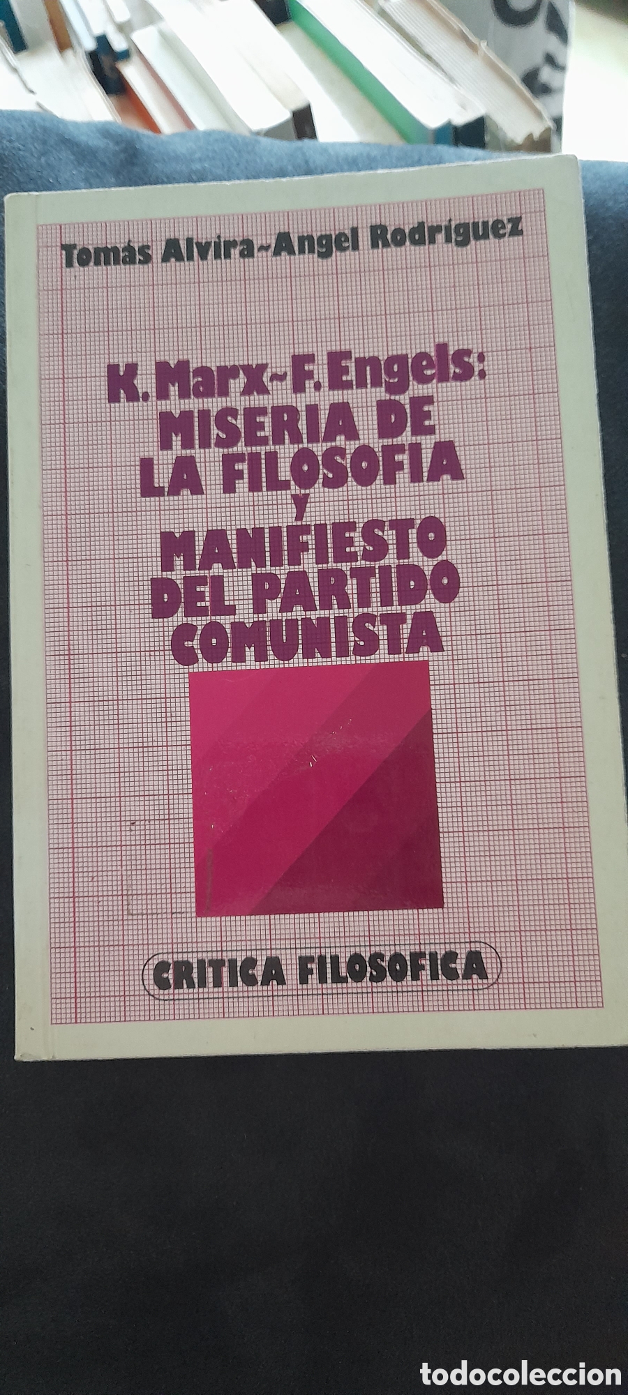Libros de segunda mano: K. Marx. Engels. Miseria de la filosof&iacute;a y manifiesto del partido comunista. Tom&aacute;s Alvira