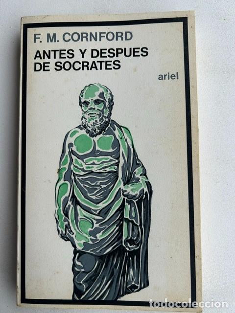 Libros de segunda mano: Antes y despu&eacute;s de S&oacute;crates -F.M.Cornford-