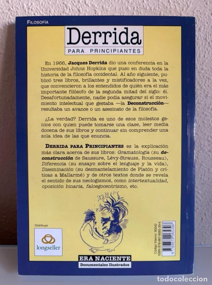 Libros de segunda mano: Derrida para Principiantes - Foto 3