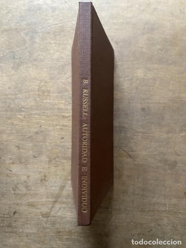 Libros de segunda mano: Autoridad e Individuo - Russell B.