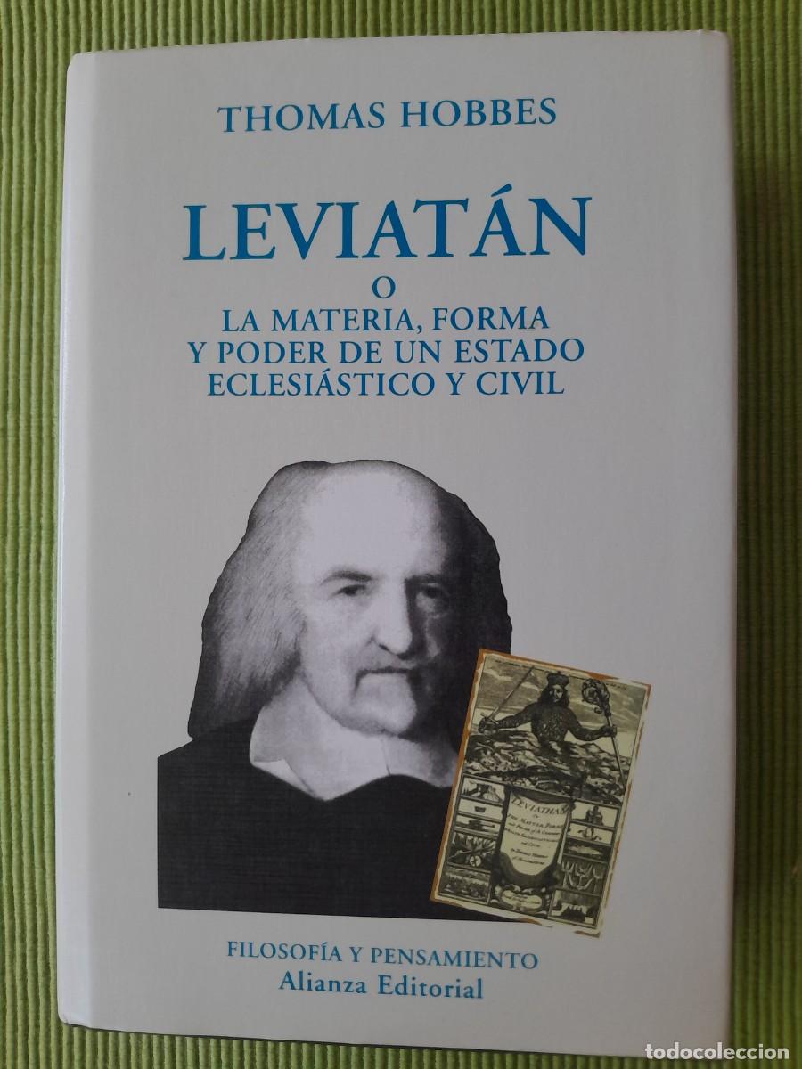 Libros de segunda mano: LEVIATAN THOMAS HOBBES. ALIOANZA EDITORIAL 2006. TAPA DURA.