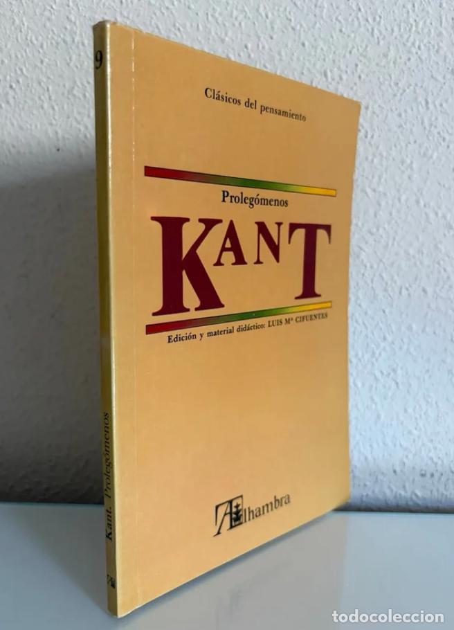 Libros de segunda mano: Kant, Immanuel: Proleg&oacute;menos (Alhambra) - Foto 2
