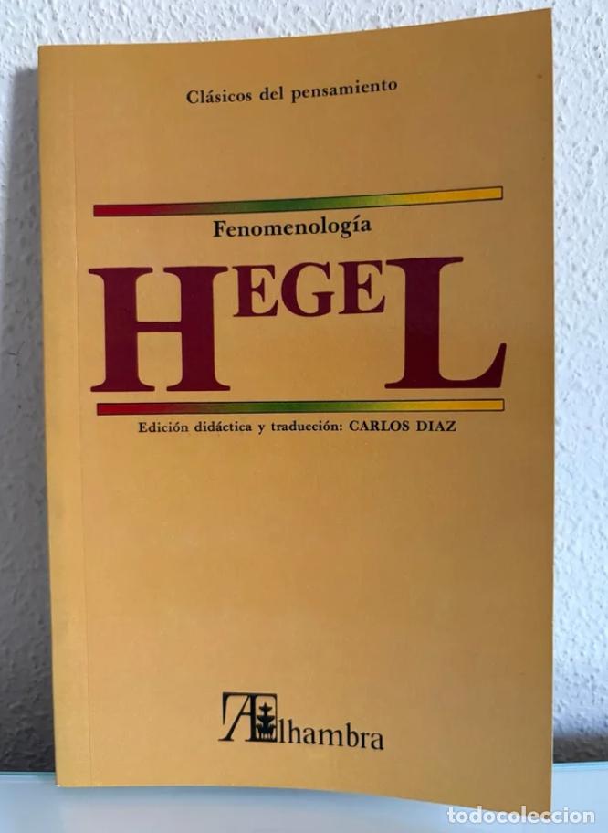 Libros de segunda mano: Hegel, Georg Wilhelm Friedrich: Fenomenolog&iacute;a (Alhambra)