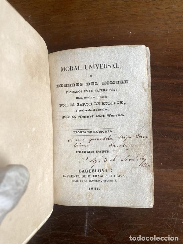 Libros de segunda mano: Moral Universal - Holbach Baron de