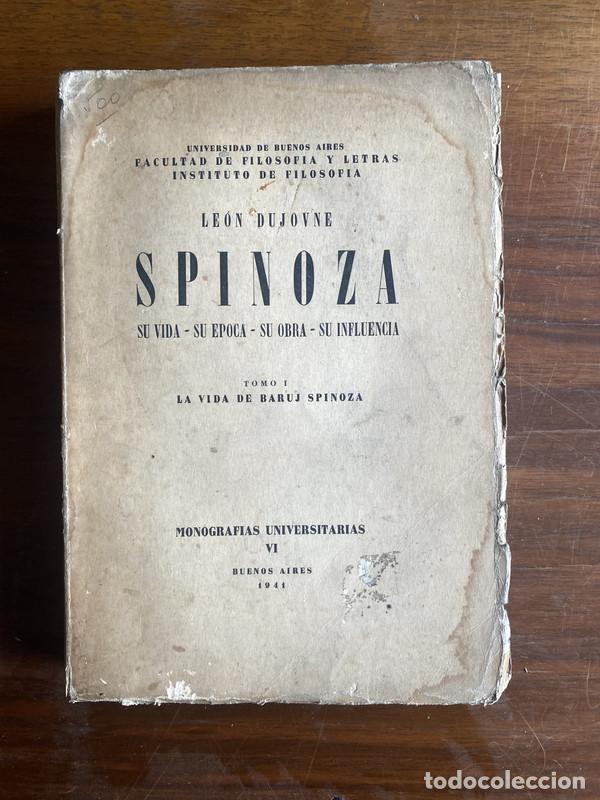 Libros de segunda mano: Spinoza - Dujovne Leon
