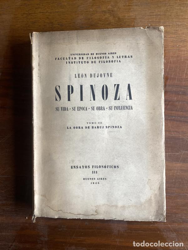 Libros de segunda mano: Spinoza - Dujovne Leon