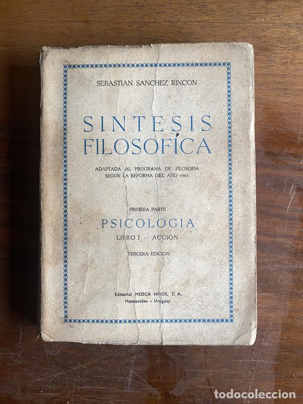 Libros de segunda mano: Sintesis Filosofica - Sanchez Rincon Sebastian