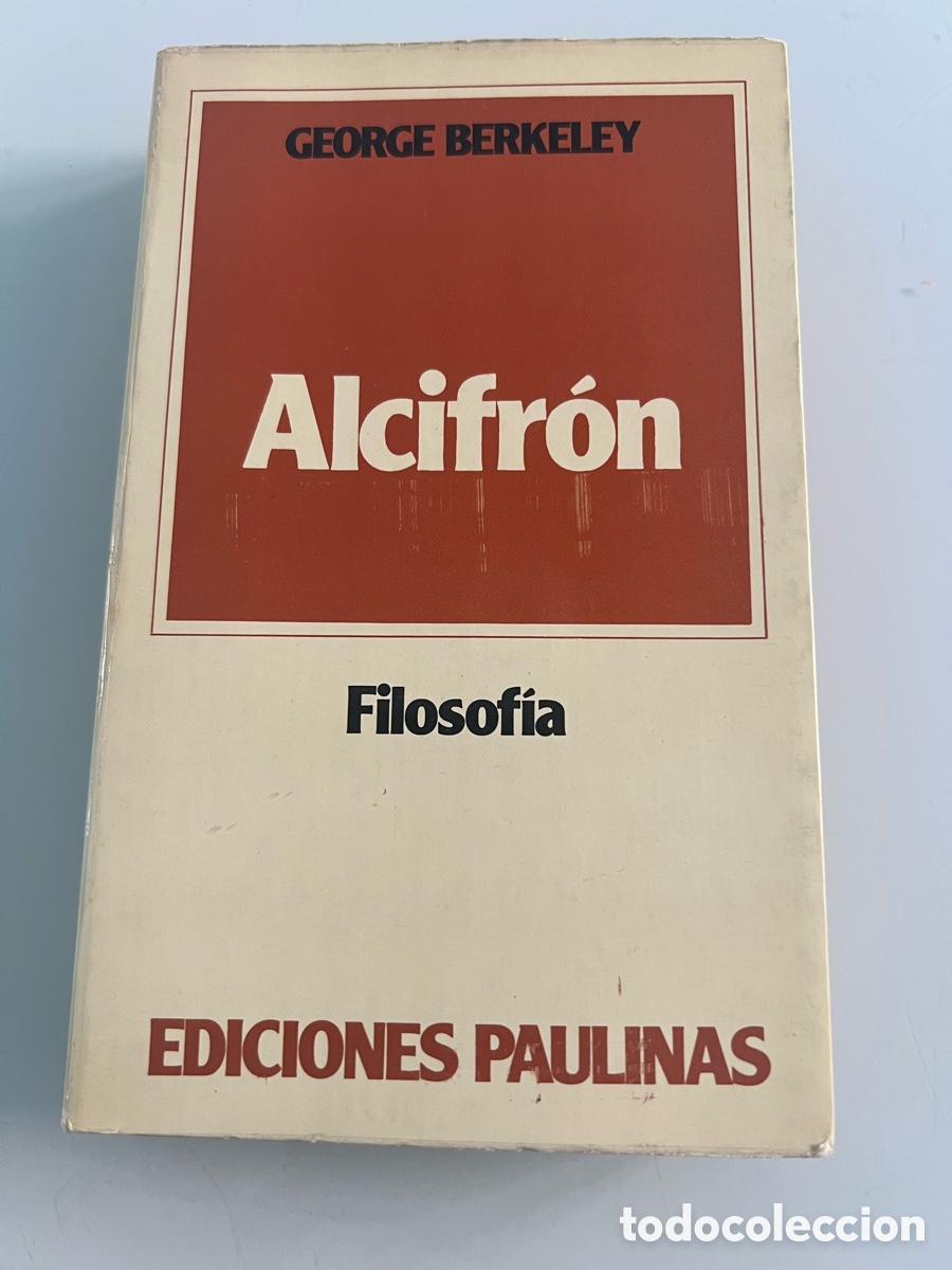 Libros de segunda mano: Alcifron. O el fil&oacute;sofo minucioso George Berkeley. Ediciones Paulinas. Primera Edicion 1978.