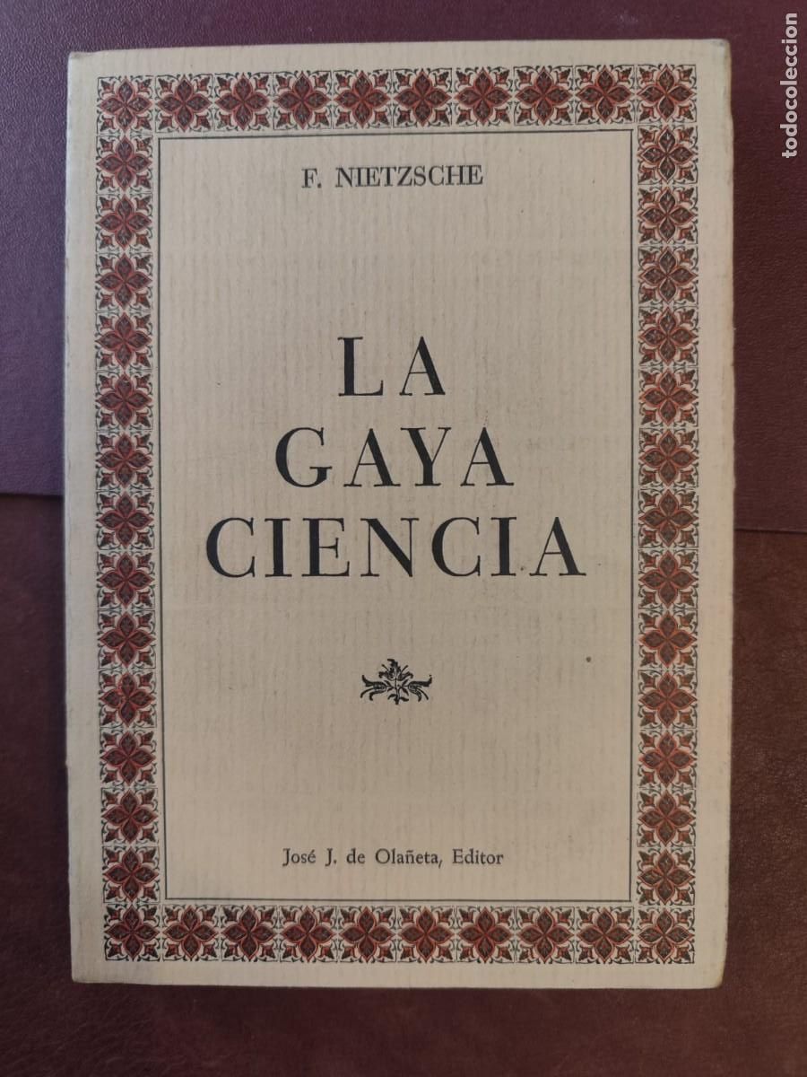 Libros de segunda mano: Friedrich Nietzsche. LA GAYA CIENCIA