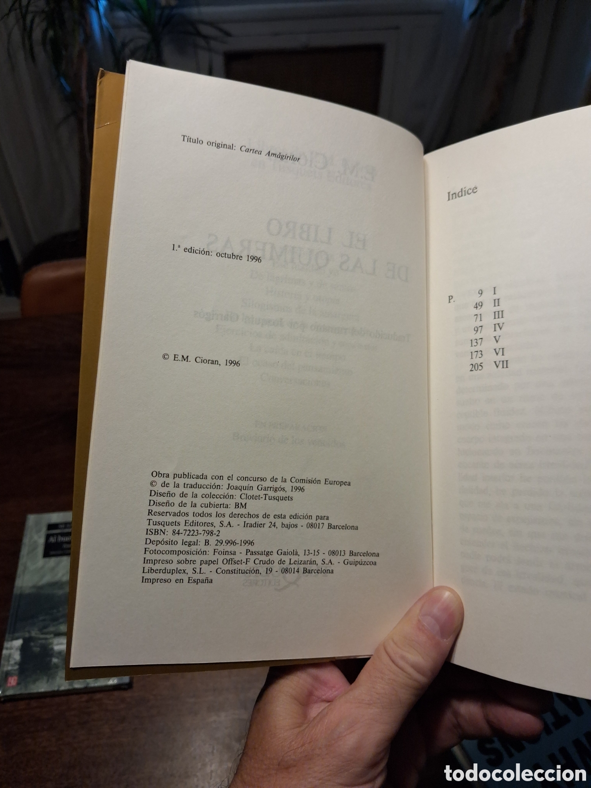 Libros de segunda mano: El libro de las quimeras, E.M. Cioran - Foto 4