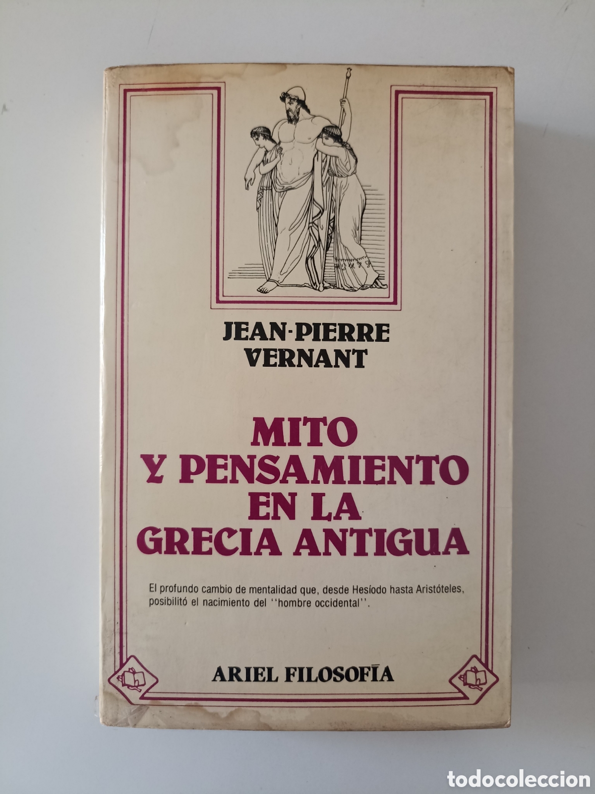 Libros de segunda mano: Jean-Pierre Vernant - Mito y pensamiento en la Grecia antigua (Ariel, 1983)