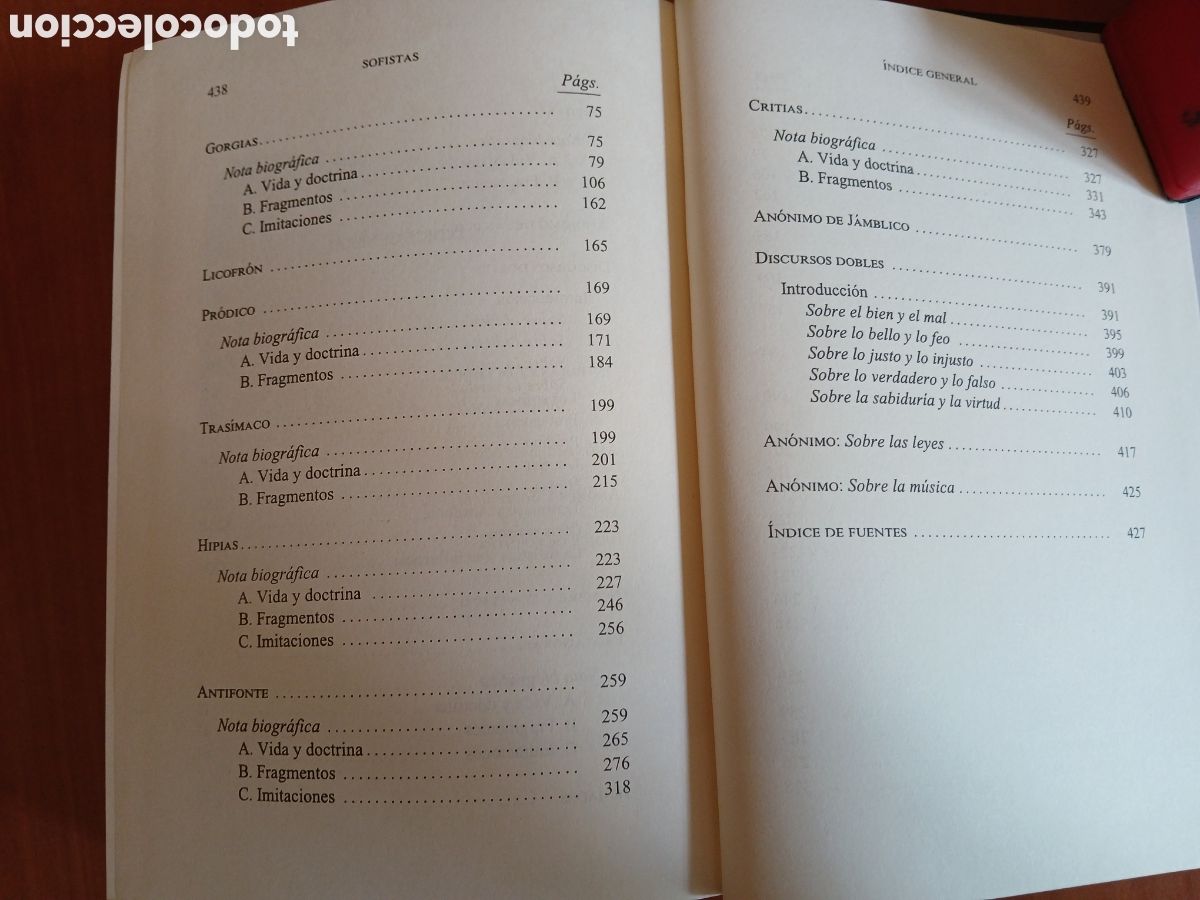 Libros de segunda mano: Obras. Sofistas. Biblioteca Gredos. - Foto 5
