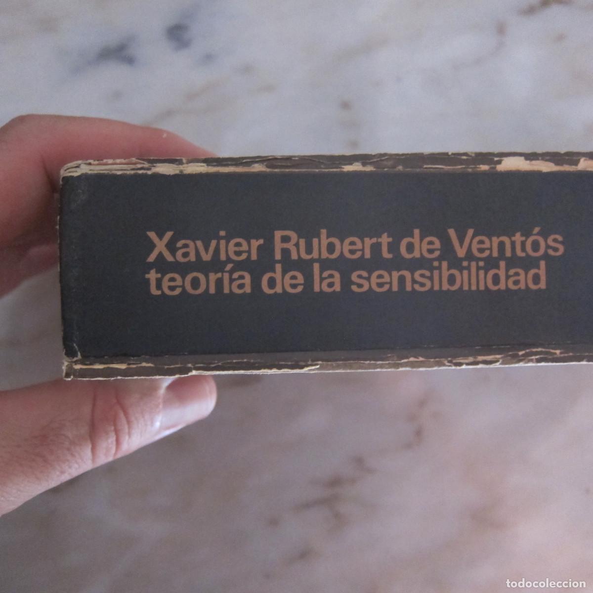 Libros de segunda mano: TEOR&Iacute;A DE LA SENSIBILIDAD - XAVIER RUBERT DE VENT&Oacute;S (PEN&Iacute;NSULA) 1ED. 1969 FILOSOF&Iacute;A