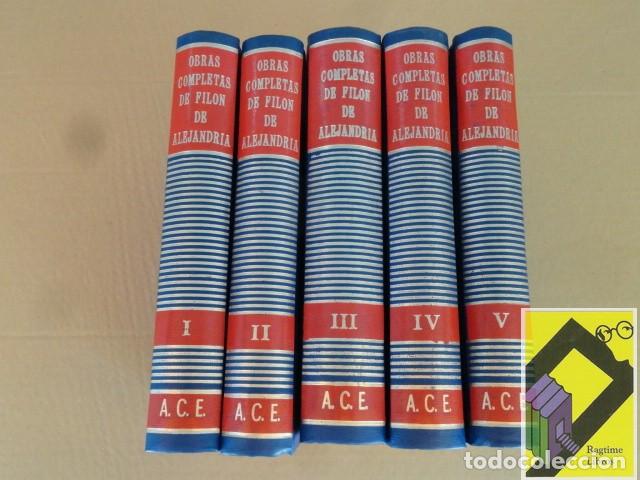 Libros de segunda mano: FILON DE ALEJANDRIA: Obras completas (5 vols)
