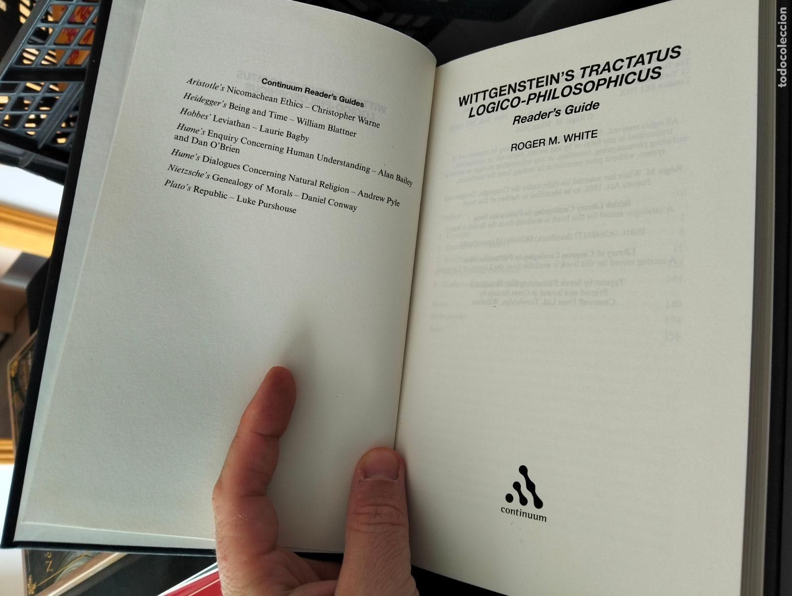 Libros de segunda mano: Filosofia. Wittgenstein's 'Tractatus Logico-Philosophicus, Continuum, 2006. VISITA CATALOGO, L55