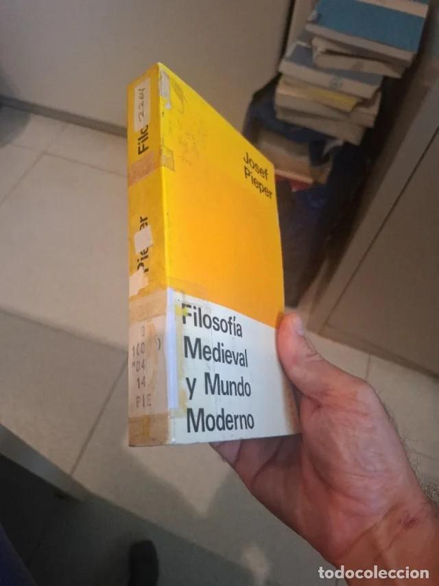 Libros de segunda mano: Libro &rdquo;Filosof&iacute;a medieval y mundo moderno&rdquo;, de Josef Pieper