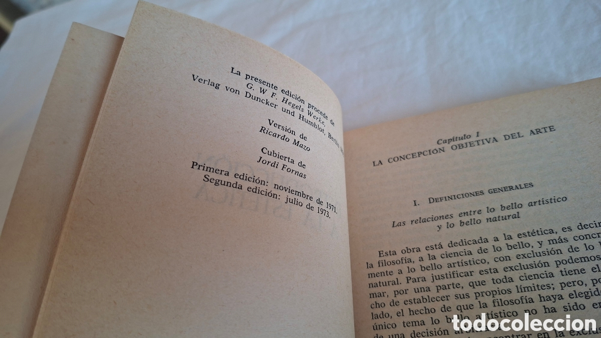 Libros de segunda mano: INTRODUCCION A LA ESTETICA. Hegel - Foto 2