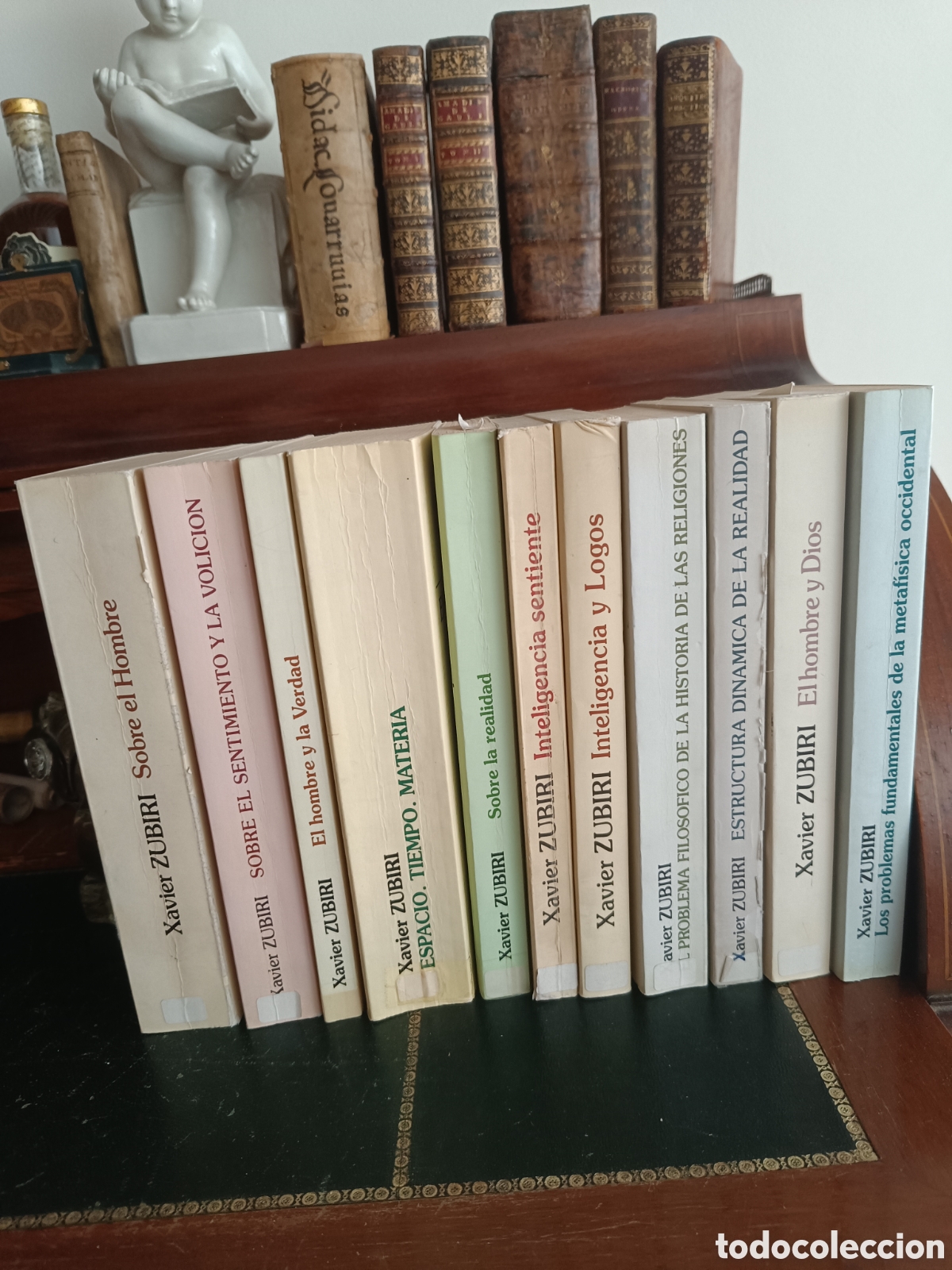 Libros de segunda mano: LOTE 11 LIBROS FILOSOF&Iacute;A XAVIER ZUBURI ALIANZA, Biblioteca psiquiatra A. de la Nuez con subrayados