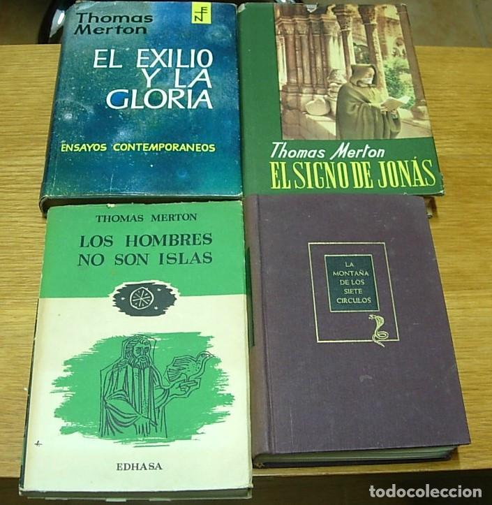 Libros de segunda mano: Lote 4 Libros THOMAS MERTON Religi&oacute;n Filosof&iacute;a Pensamiento Ensayo 1955-1961