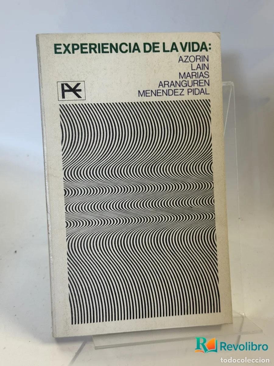Libros de segunda mano: Experiencia de la Vida: - Azorin, Lain, Marias, Aranguren, Menendez Pidal