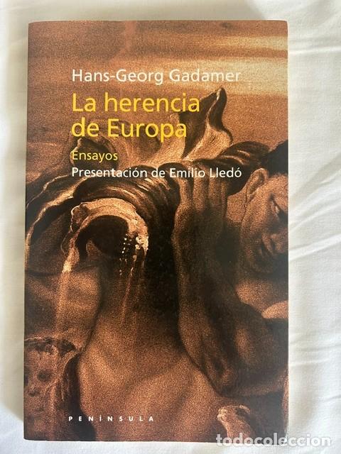 Libros de segunda mano: La herencia de Europa -H.G.Gadamer-