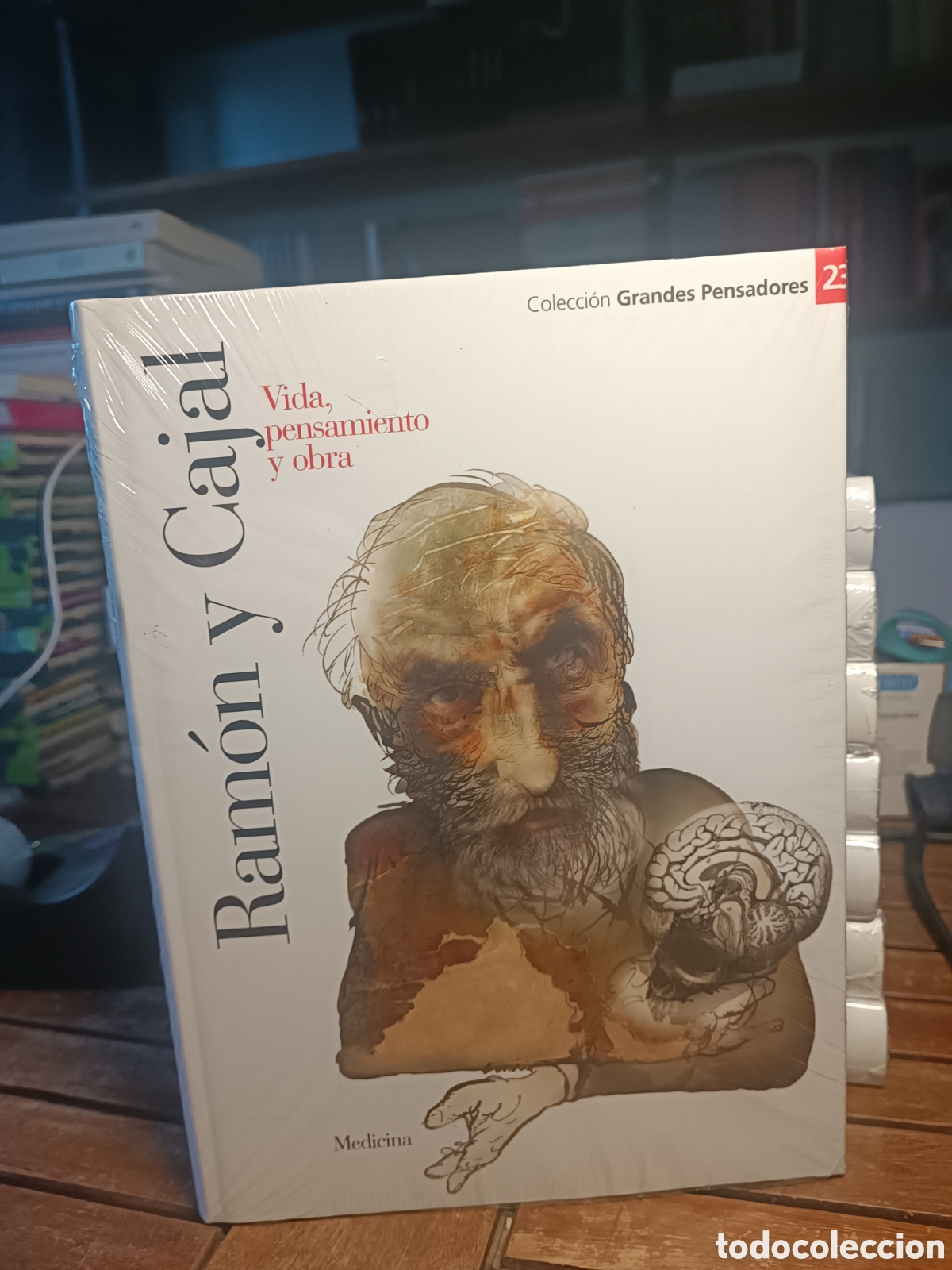 Libros de segunda mano: Santiago RAMON Y CAJAL VIDA Y PENSAMIENTOS OBRA COLECCI&Oacute;N GRANDES PENSADORES 23 precintado medicina