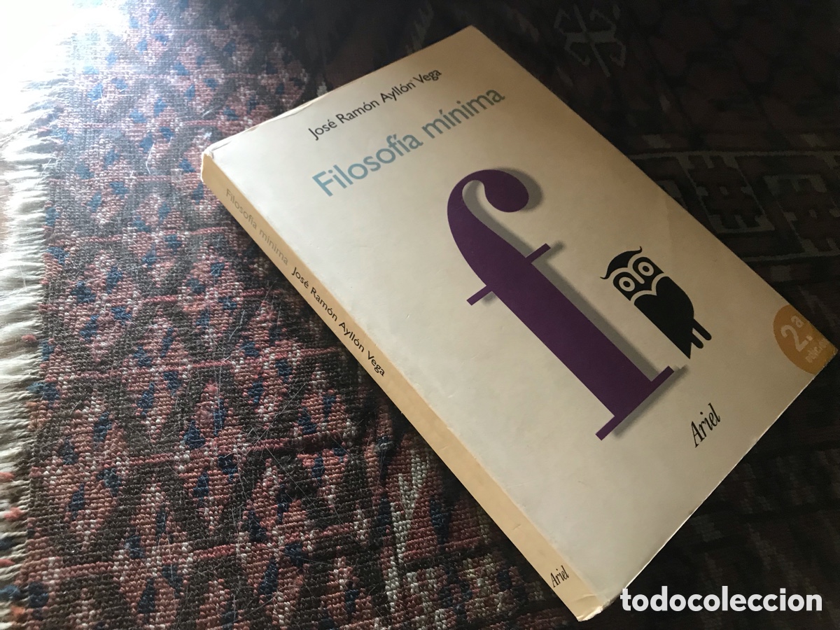 Libros de segunda mano: Filosof&iacute;a m&iacute;nima. Jos&eacute; Ram&oacute;n Ayll&oacute;n Vega. Ariel