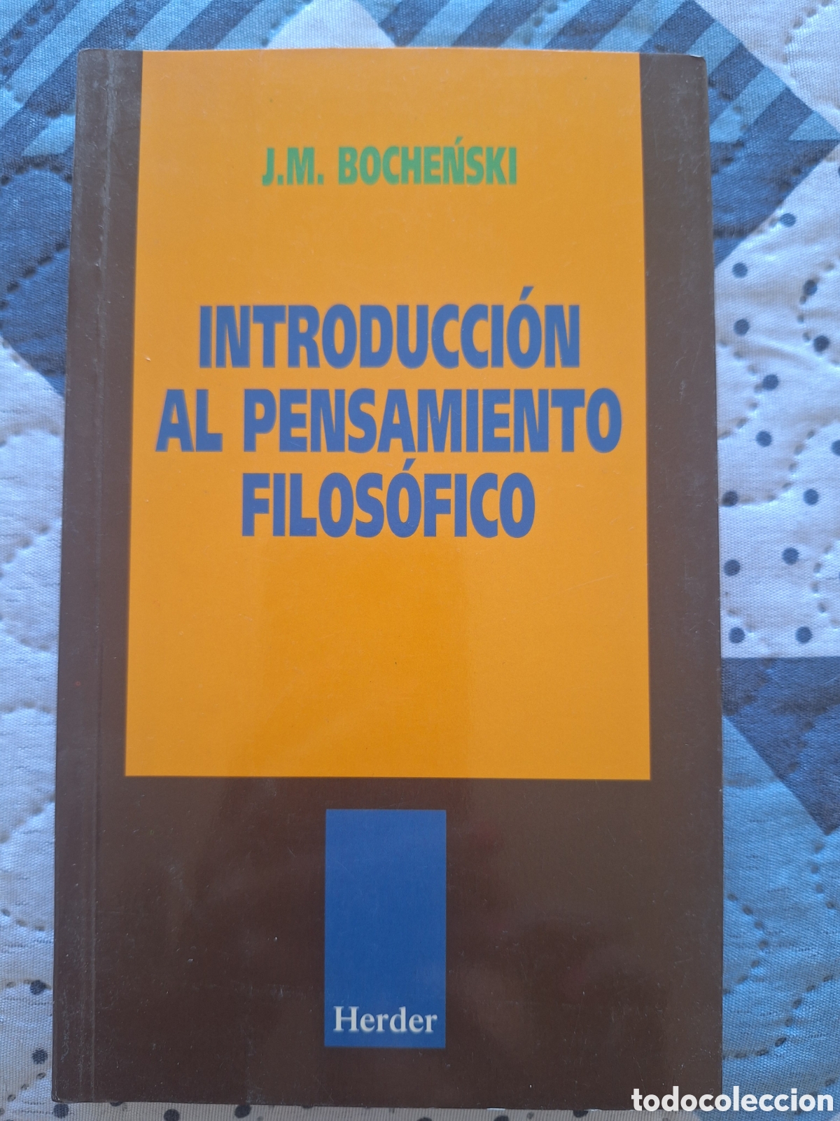Libros de segunda mano: Libro &rdquo;Introducci&oacute;n al pensamiento filos&oacute;fico&rdquo;