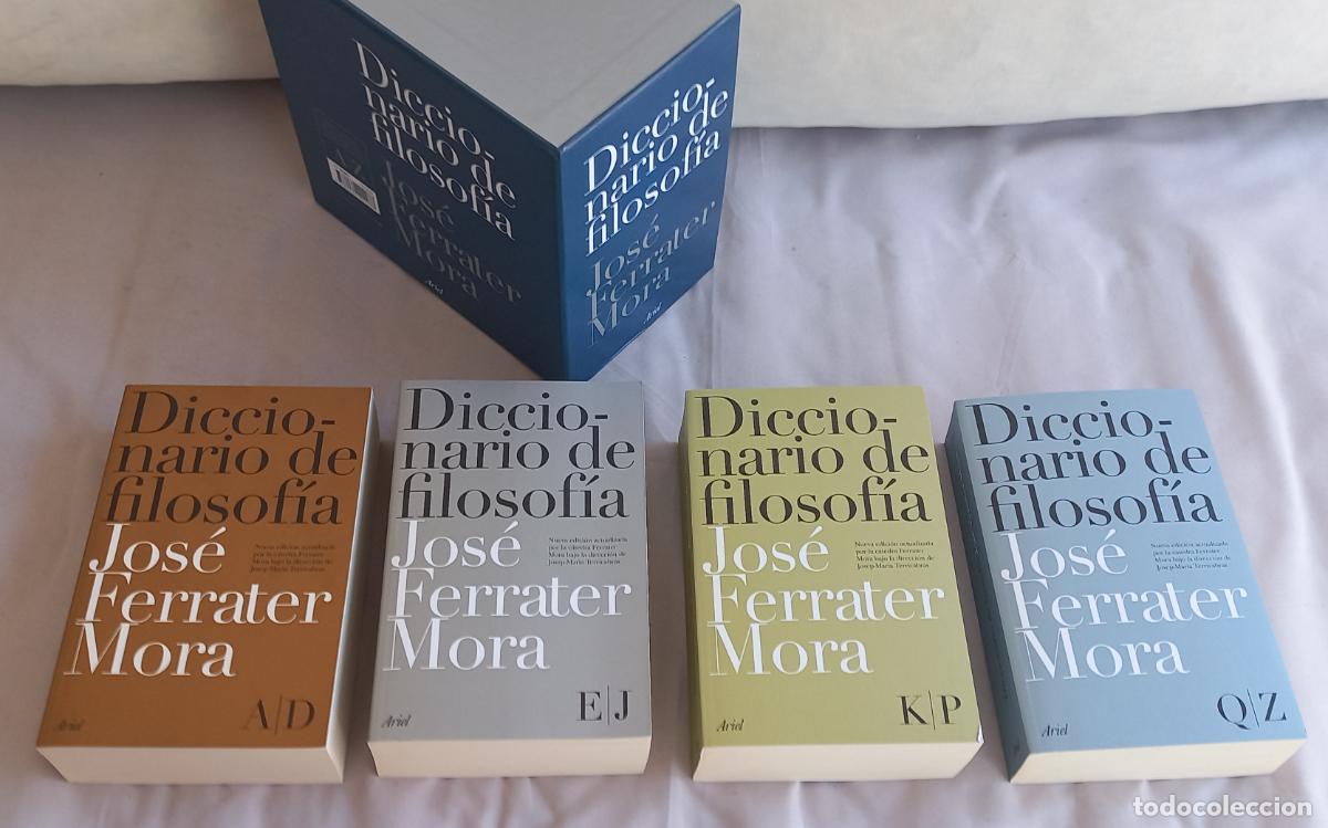 Libros de segunda mano: DICCIONARIO DE FILOSOF&Iacute;A (JOS&Eacute; FERRATER MORA) 4 TOMOS CON SU ESTUCHE. ARIEL-2015.