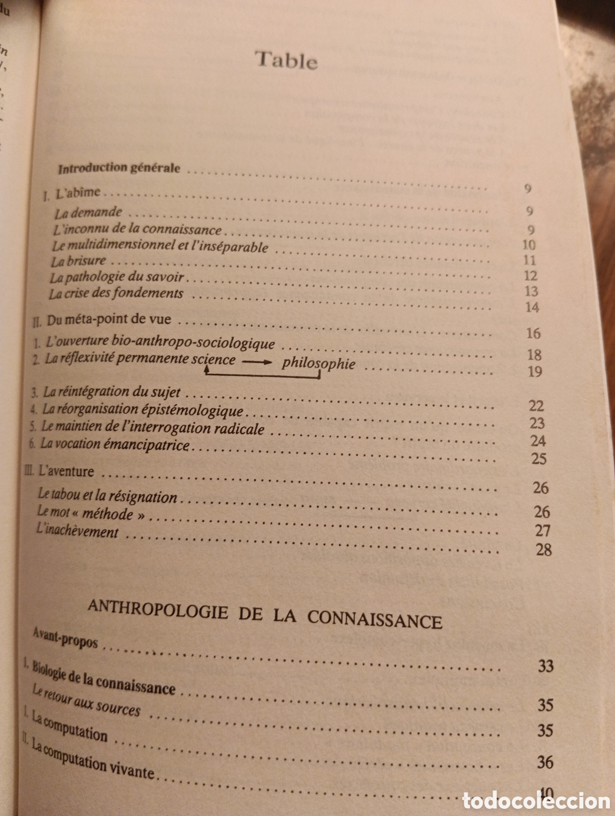 Libros de segunda mano: La m&eacute;thode 3. La Connaissance de la Connaissance, Edgar Morin - Foto 4