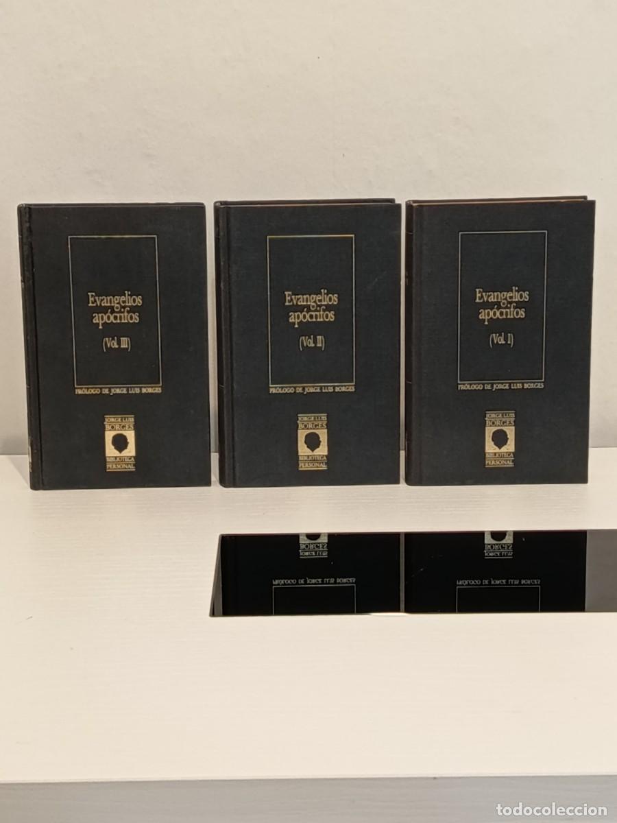Libros de segunda mano: Evangelios Ap&oacute;crifos (Tomos I, II y III). Biblioteca Personal J.L. Borges; 1987