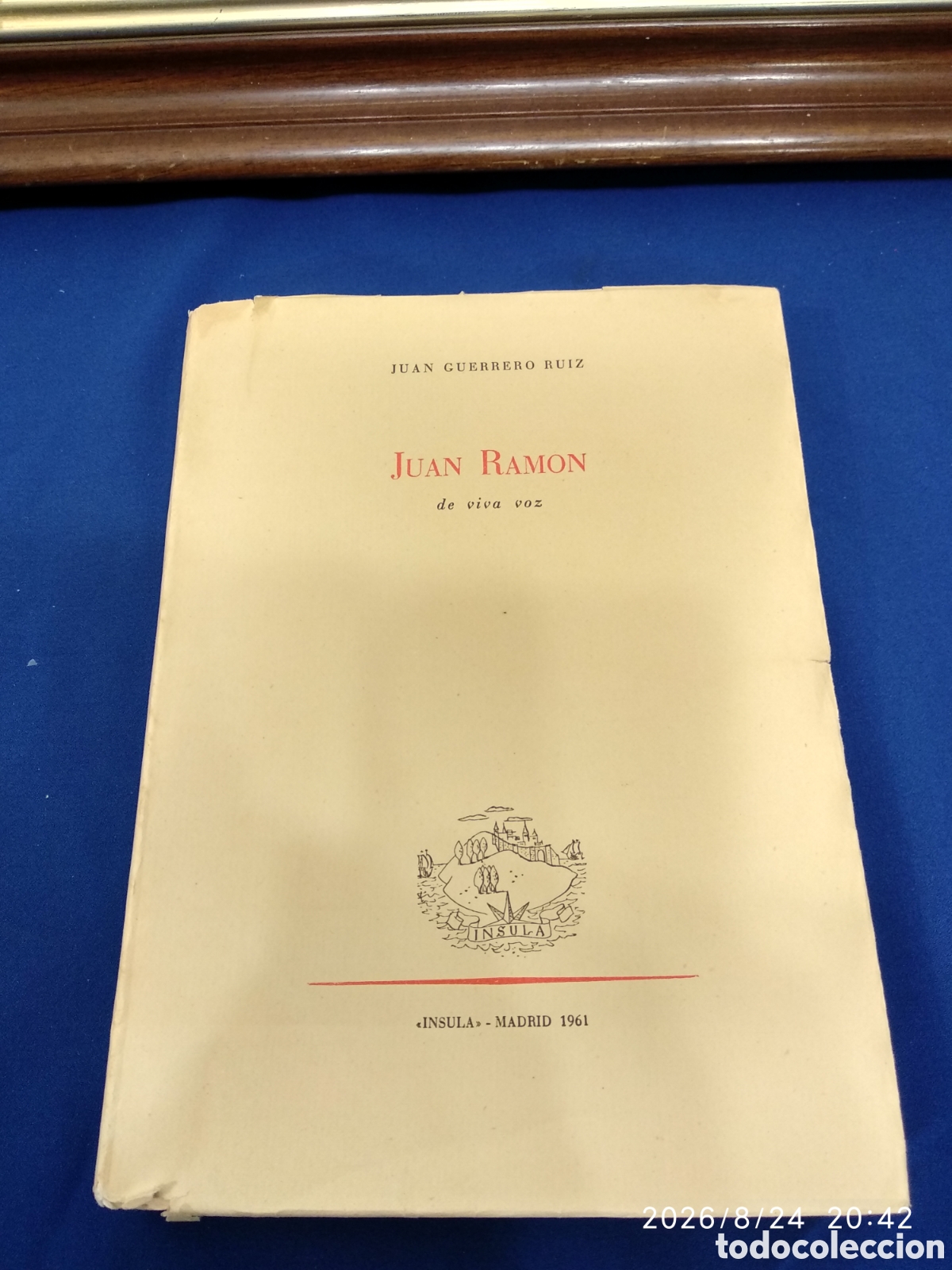 Libros de segunda mano: Libro Juan Ram&oacute;n de viva voz.Juan Guerrero Ruiz