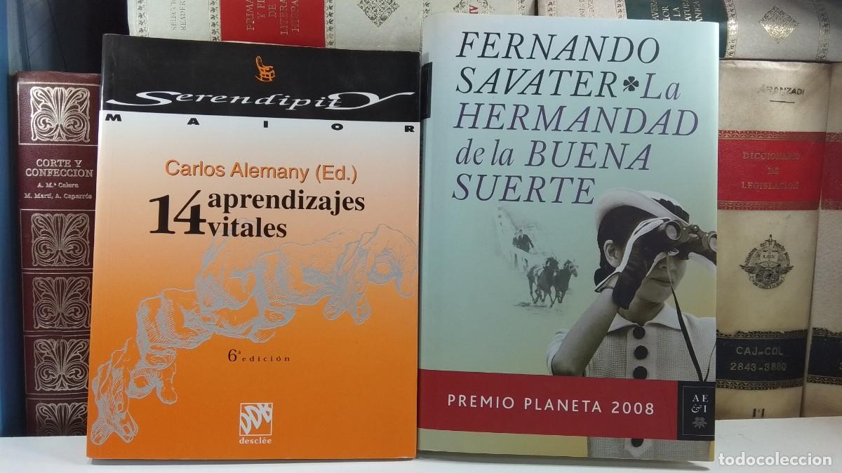 Libros de segunda mano: 14 APRENDIZAJES. VV.AA. Carlos Alemany (Ed). 2) LA HERMANDAD DE LA BUENA SUERTE. Fernando Savater