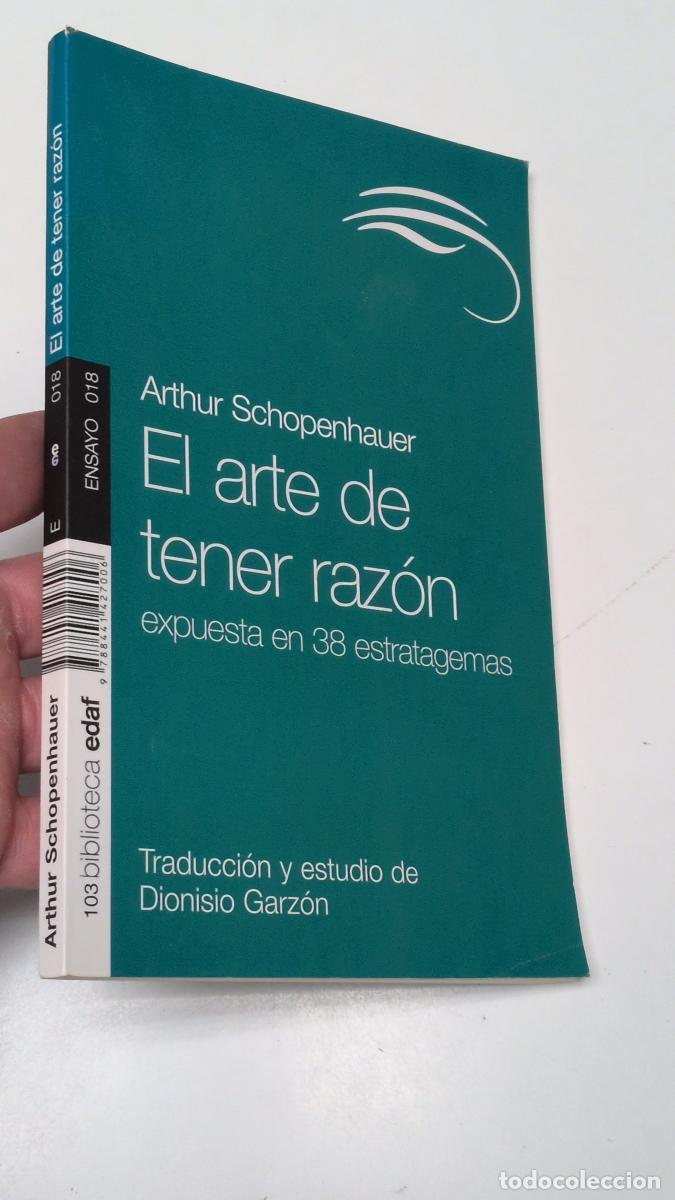 Libros de segunda mano: El arte de tener raz&oacute;n - Arthur Schopenhauer