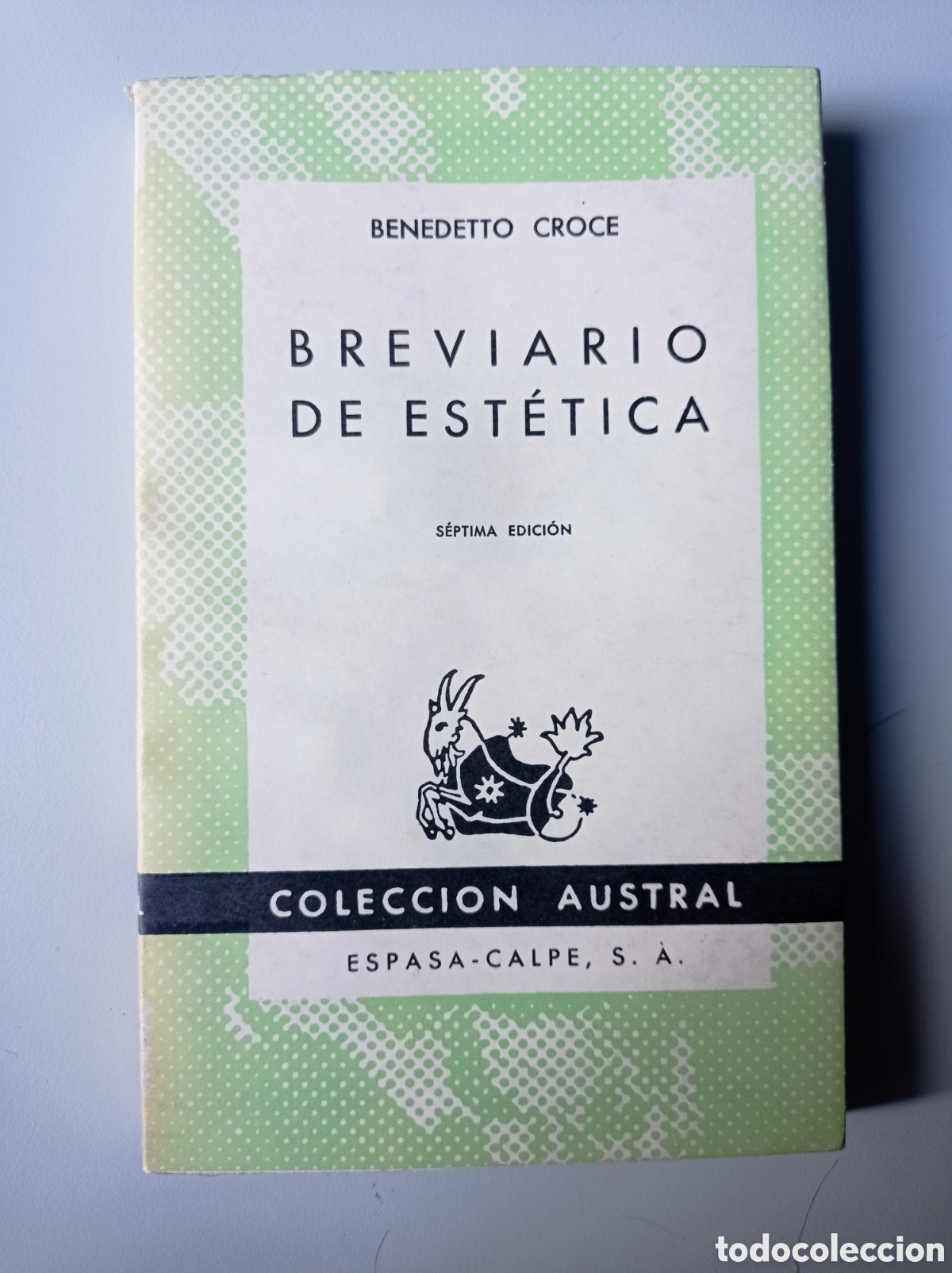 Libros de segunda mano: BREVIARIO DE EST&Eacute;TICA. BENEDETTO CROCE.