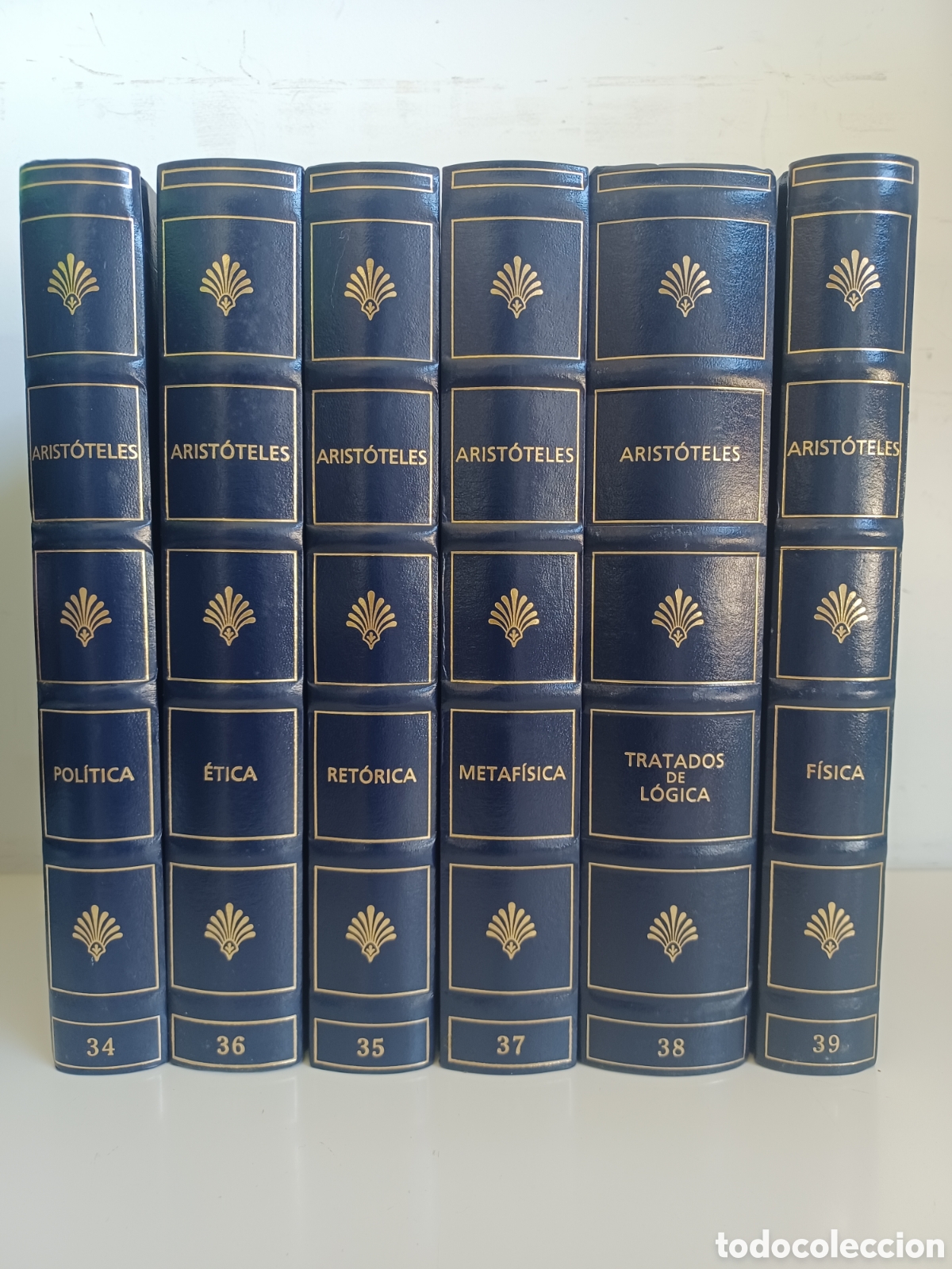 Libros de segunda mano: Aristoteles. Pol&iacute;tica + Ret&oacute;rica + &Eacute;tica + Metaf&iacute;sica + L&oacute;gica + F&iacute;sica/ Biblioteca Gredos RBA, 2007