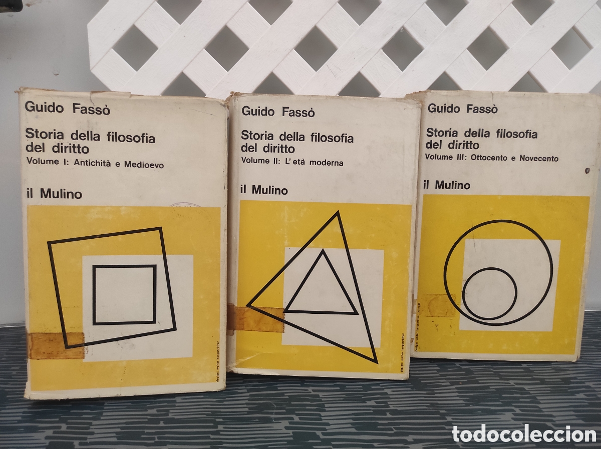 Libros de segunda mano: Storia della filosofia del diritto. Guido Fass&ograve;. Historia filosof&iacute;a del derecho en italiano