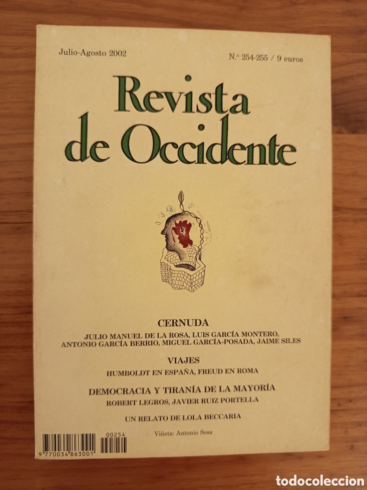 Libros de segunda mano: REVISTA DE OCCIDENTE N 254 - 255 (CERNUDA / HUMBOLDT EN ESPANA / DEMOCRACIA Y TIRANIA DE LA MAYORIA)