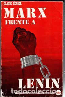 Libros de segunda mano: Marx frente a Lenin, Claude Berger