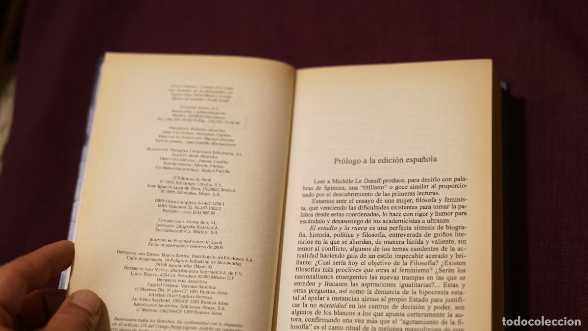 Libros de segunda mano: Michel Ledoeuff - El estudio y la rueca - Altaya 2000 - Foto 2