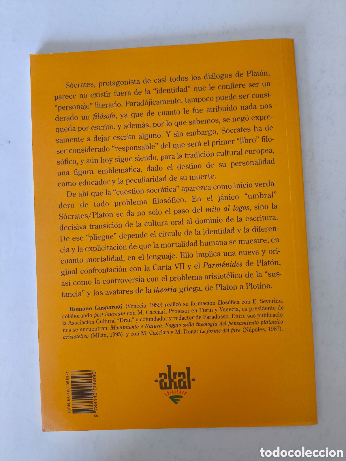 Libros de segunda mano: S&oacute;crates y Plat&oacute;n de Romano Gasparotti - Foto 2
