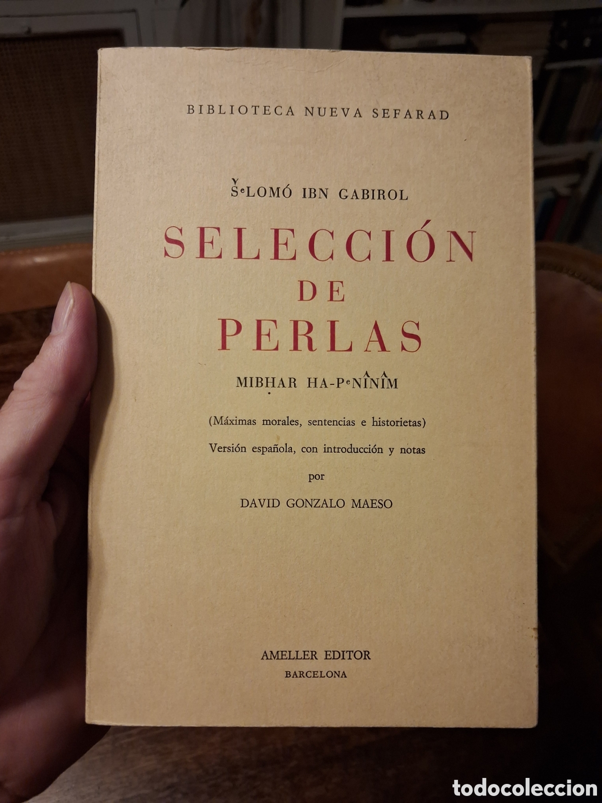 Libros de segunda mano: Selecci&oacute;n de perlas, Shlomo Ibn Gabirol