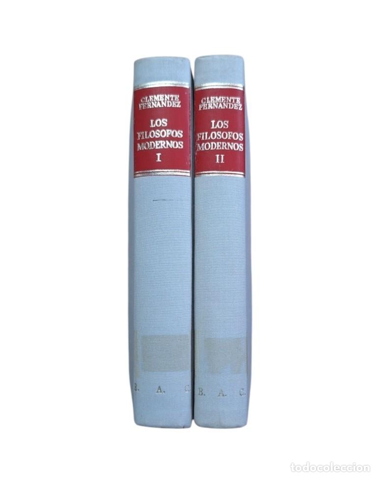 Second hand books: Fern&aacute;ndez, Clemente, S. I.- LOS FIL&Oacute;SOFOS MODERNOS (I-II) SELECCI&Oacute;N DE TEXTOS