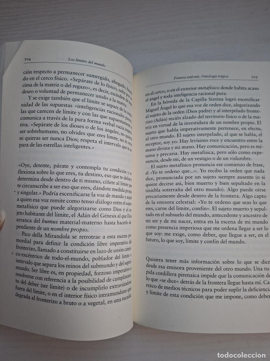 Libros de segunda mano: Los l&iacute;mites del mundo - Tr&iacute;as, Eugenio - Foto 7