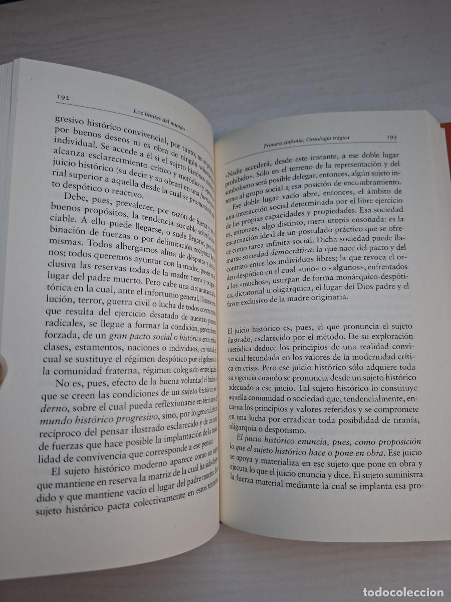 Libros de segunda mano: Los l&iacute;mites del mundo - Tr&iacute;as, Eugenio - Foto 8