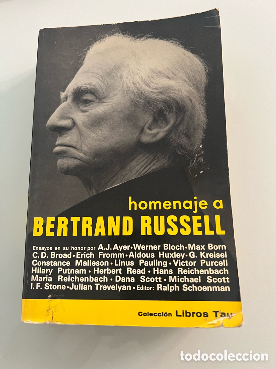 Libros de segunda mano: Homenaje a Bertrand Russell. A. J. Ayer, Werner Bloch, Max Born, H. Putnam. Oikos Tau 1&ordf; ed. 1968